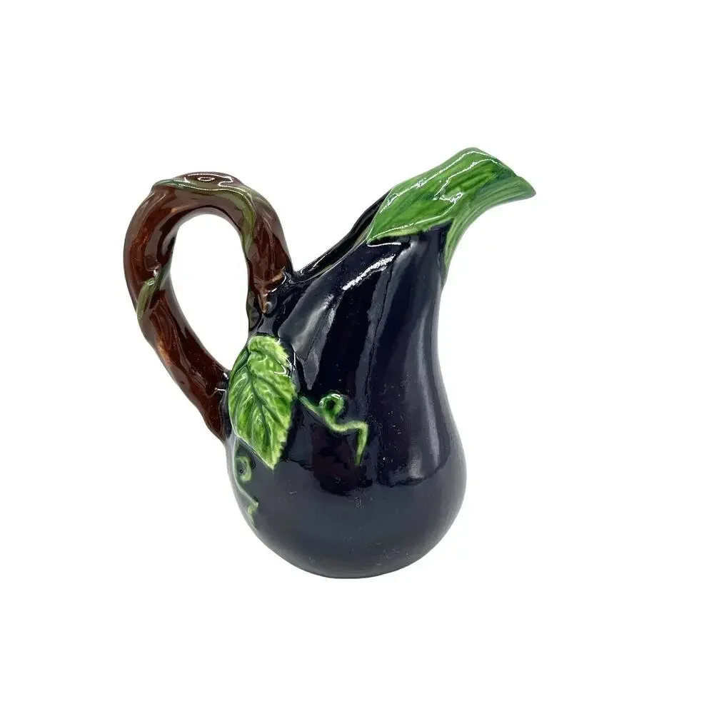 Vintage Fitz & Floyd Eggplant Creamer 1992 *Small Paint Chip See Photo